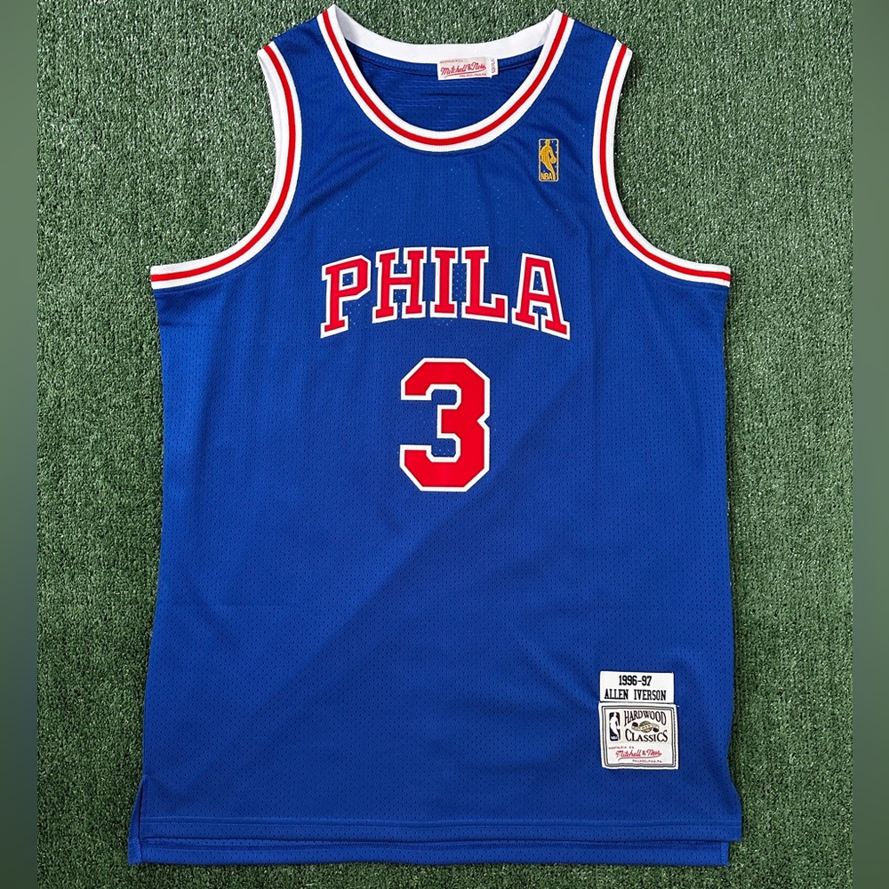 Allen Iverson Philadelphia Flyers throwback jersey